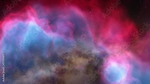 Fototapeta Naklejka Na Ścianę i Meble -  nebula gas cloud in deep outer space
