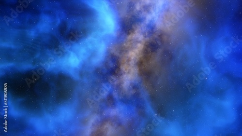 nebula gas cloud in deep outer space 