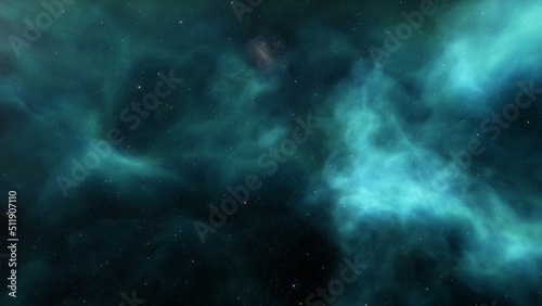 nebula gas cloud in deep outer space 