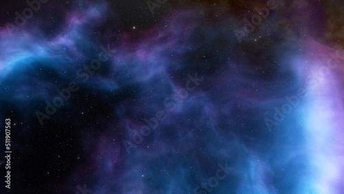 nebula gas cloud in deep outer space 