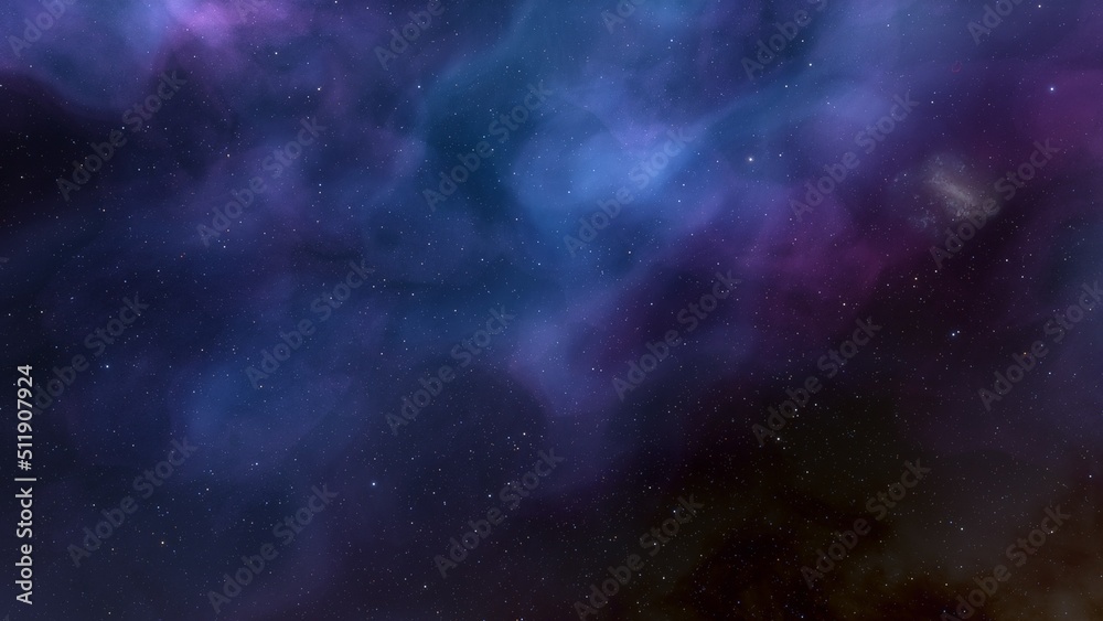 Obraz premium nebula gas cloud in deep outer space 