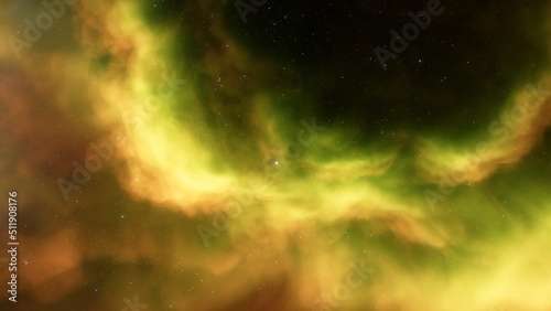 nebula gas cloud in deep outer space 