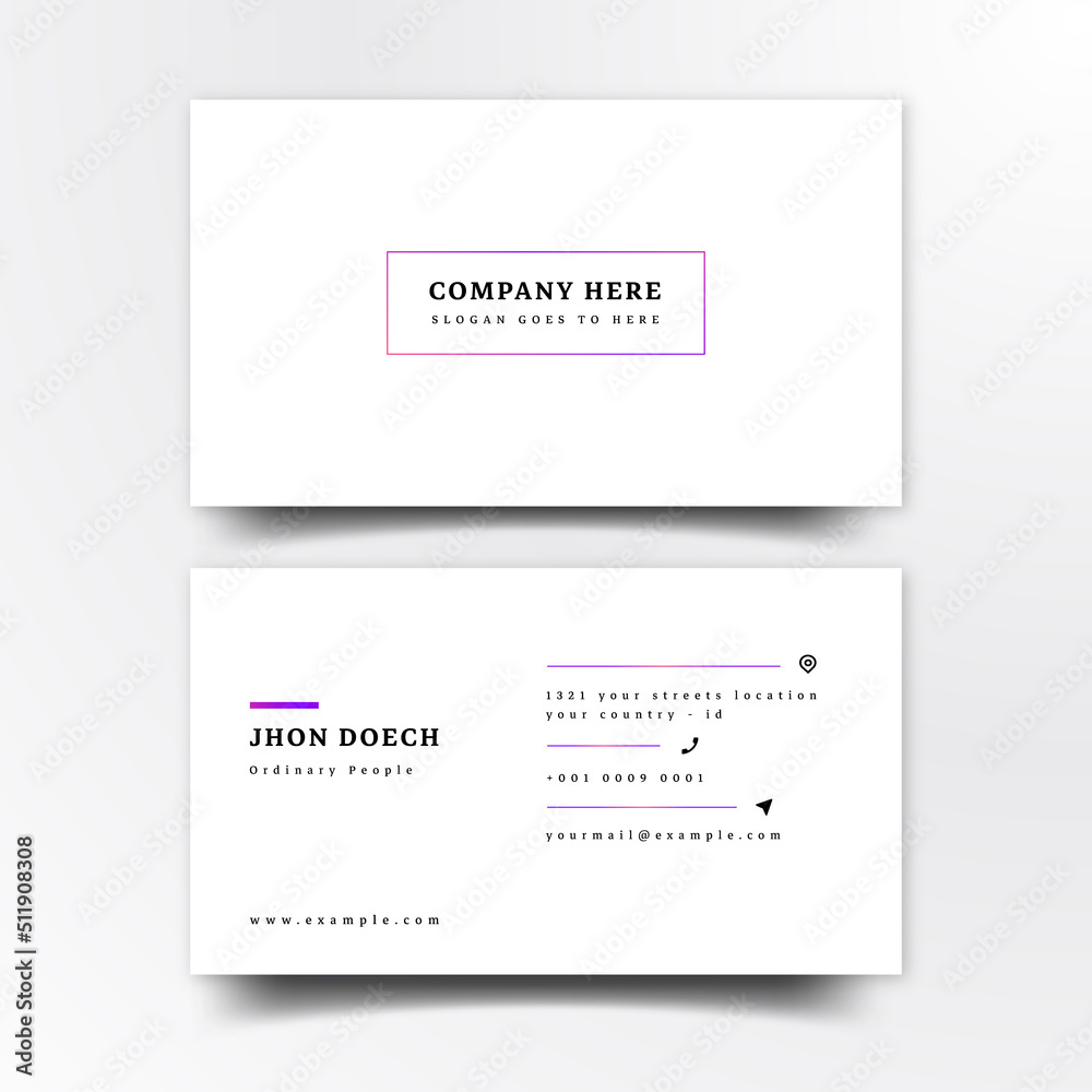 modern business cards template
