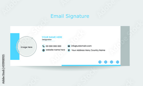 Professional Email Signature Template Design