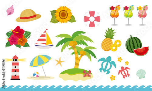 夏イラストセット