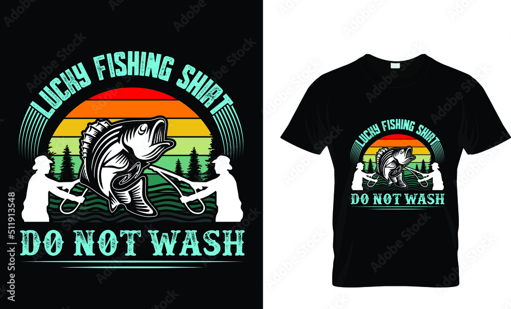Fishing T-Shirt Design Template(New and creative).