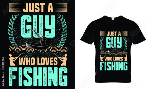 Fishing T-Shirt Design Template(New and creative).