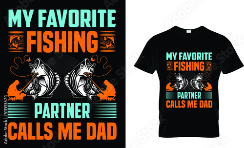 Fishing T-Shirt Design Template(New and creative).