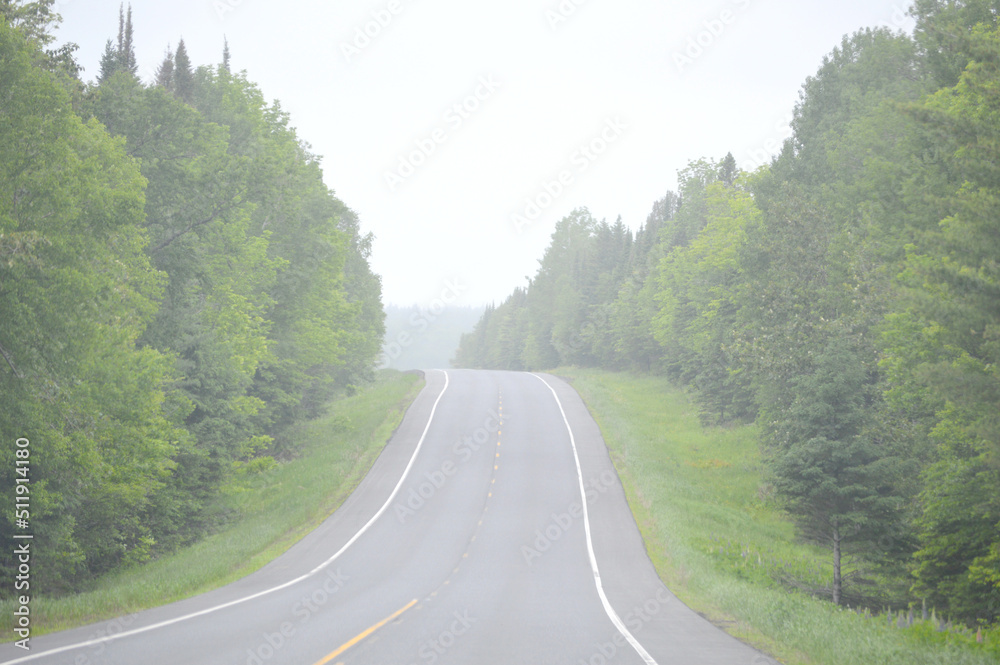 Driving Route 1 - June 13, 2022, Aroostook County, Maine, United States