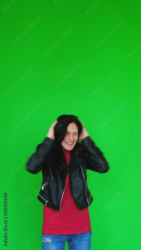 Special offer. Excited woman. Great news. Wow omg. Vertical portrait of surprised astonished lady enjoying success luck victory isolated on green copy space background. Special offer. Excited woman. Great news. Wow omg. Vertical portrait of surprised astonished lady enjoying success luck victory isolated on green copy space background.