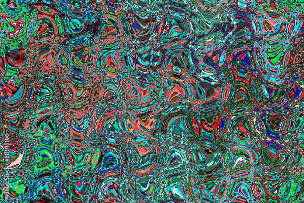 Fototapeta premium Abstract and Contemporary Digital Art Design