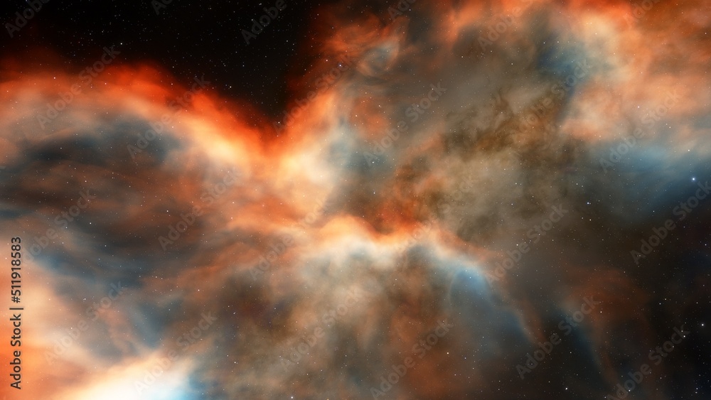 Universe filled with stars, nebula and galaxy
Universe filled with stars, nebula and galaxy