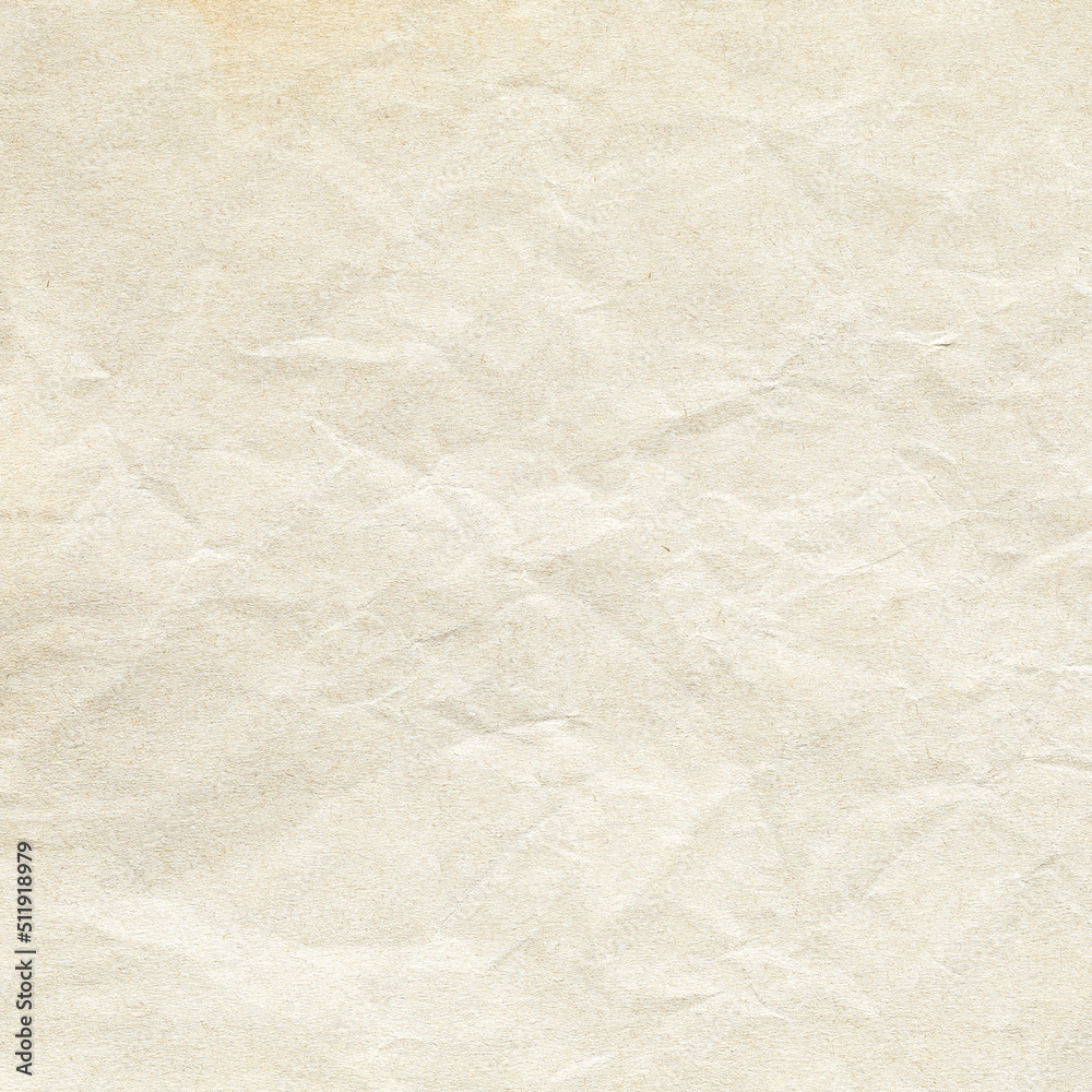 Fototapeta premium Old brown crumpled paper texture