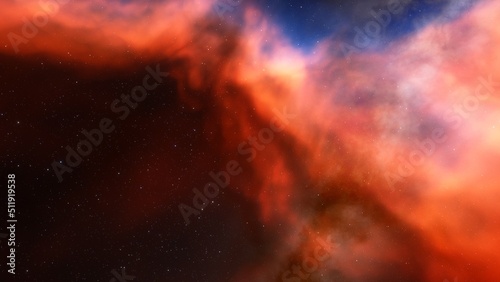 Night sky - Universe filled with stars, nebula and galaxy 