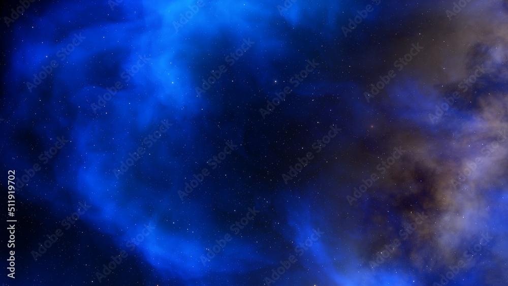 Space nebula, for use with projects on science, research, and education. Illustration
