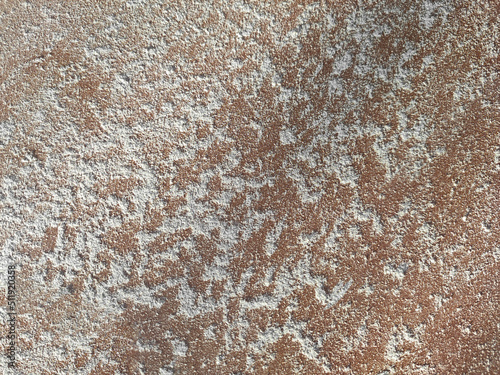 background image a lot of dust on a wooden surface in brown color