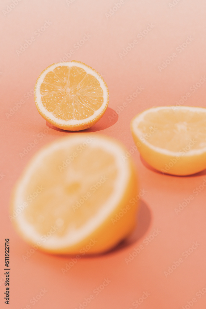Fototapeta premium three Lemons 