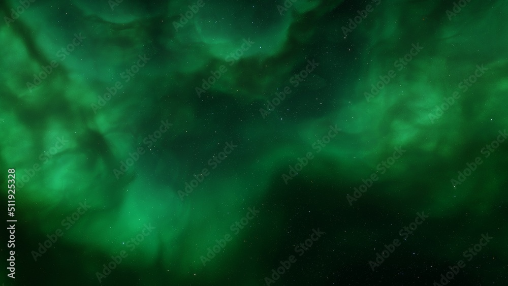 Fototapeta premium bright nebula, nebula in space, majestic red-purple nebula, beautiful space background 3D render 