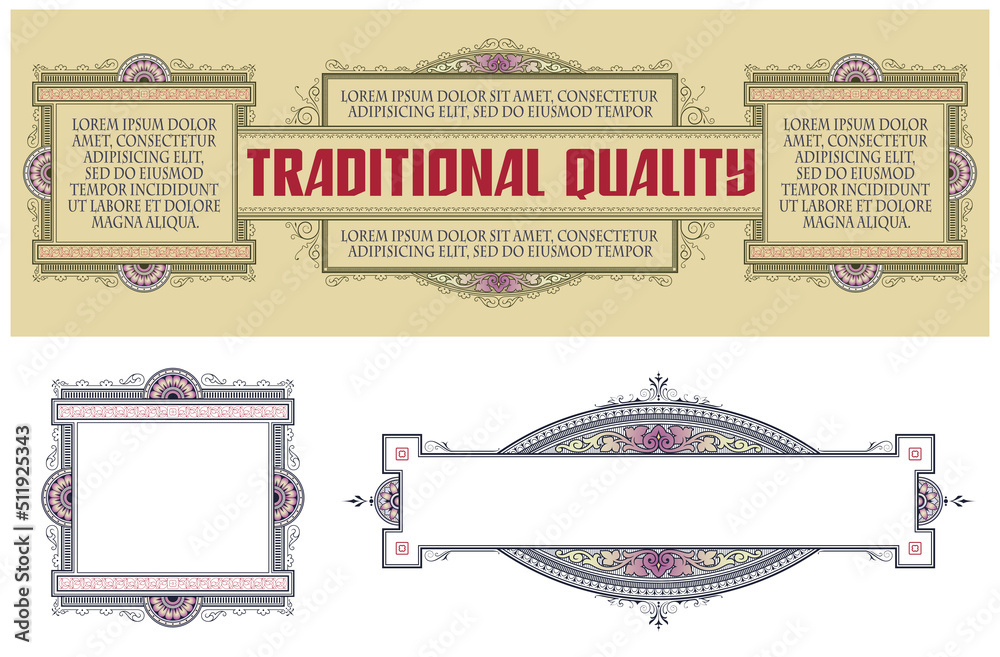 Template flyer, invitations or greeting cards