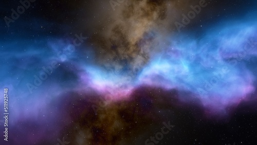 red-violet nebula in outer space  horsehead nebula  unusual colorful nebula in a distant galaxy  red nebula 3d render 