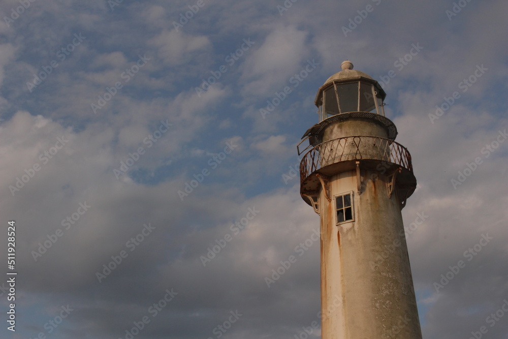 lighthouse in sky with clouds - Ilha do Mel