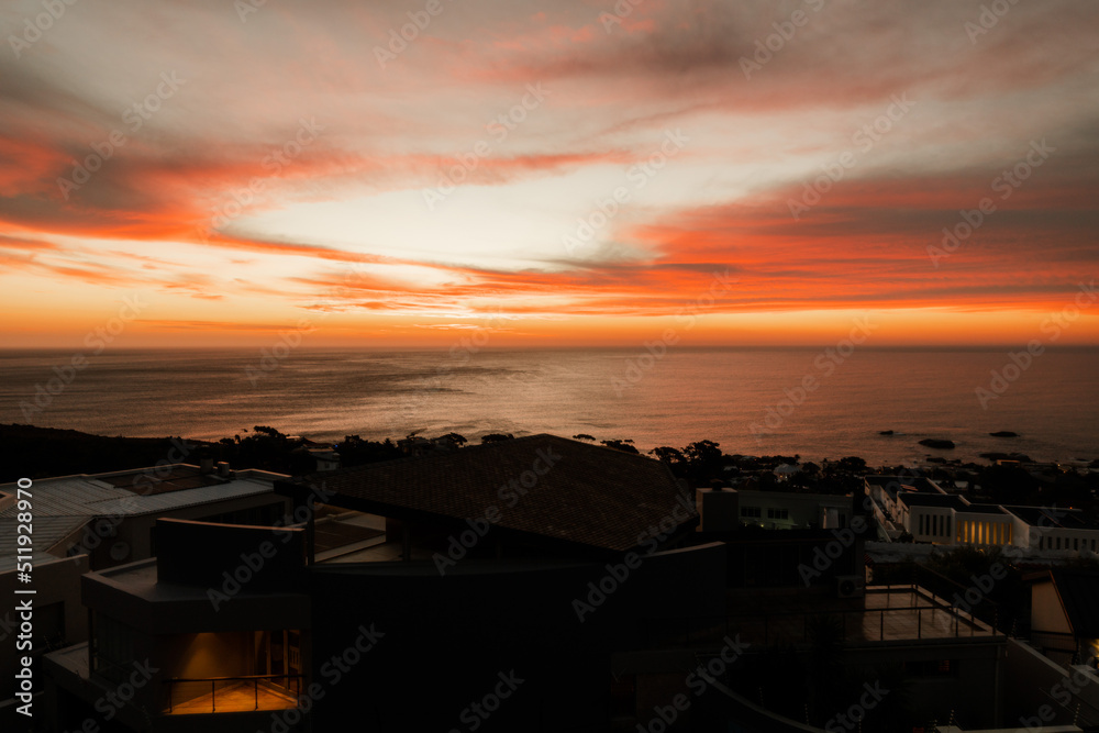 Beautiful Sky above Cape Town / South Africa