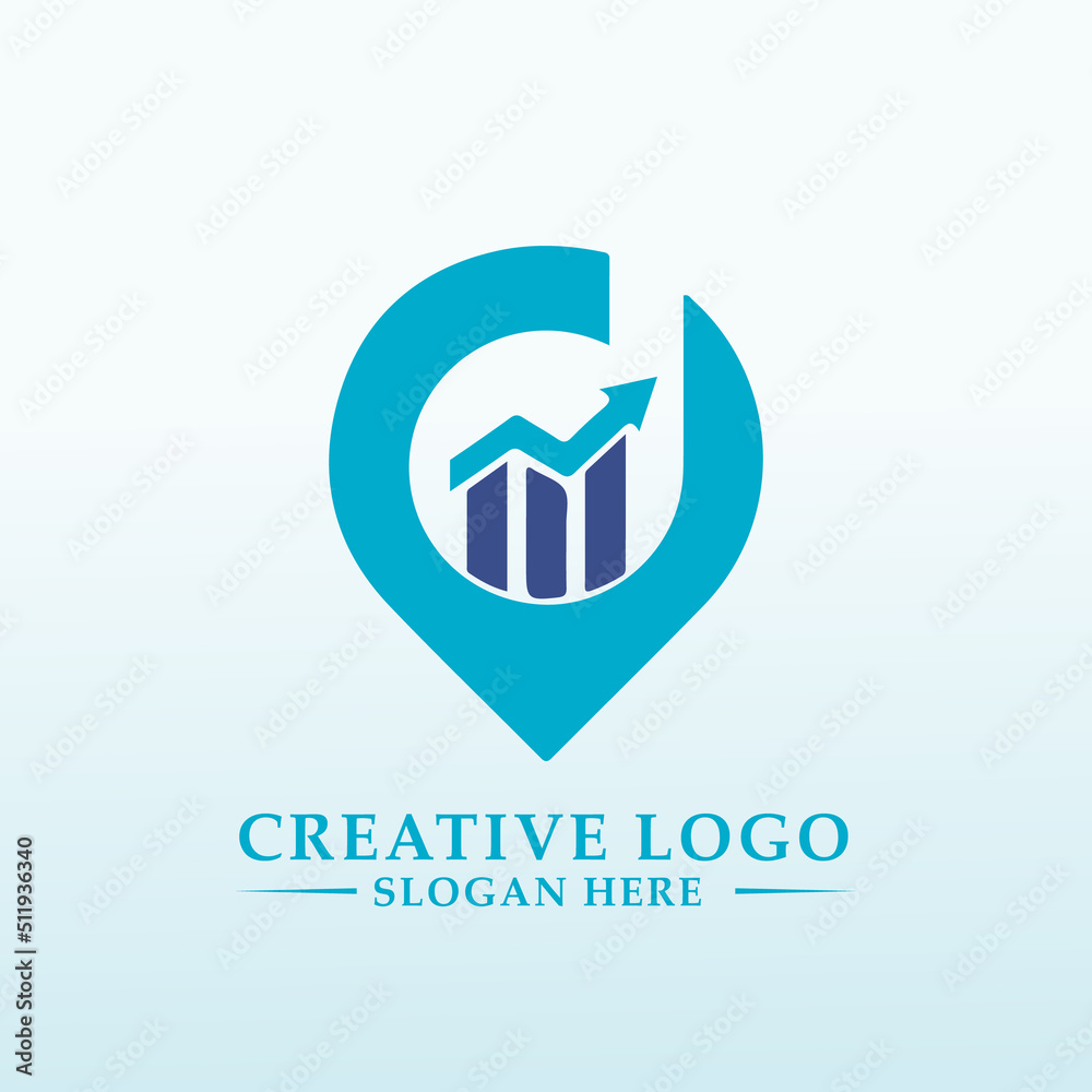Fototapeta premium Design a logo for a newly launched stock analysis website
