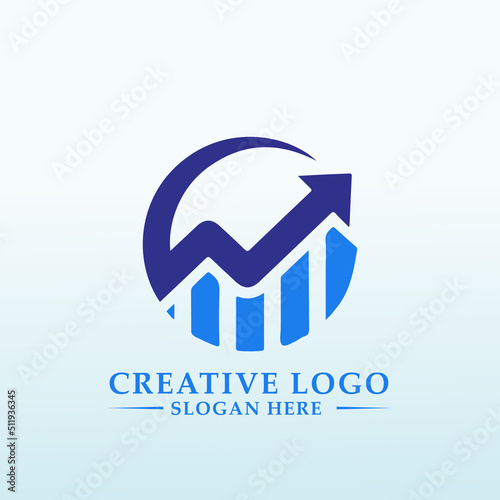 Design a logo for a newly launched stock analysis website