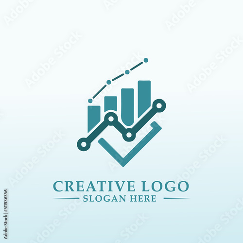 Design a logo for a newly launched stock analysis website