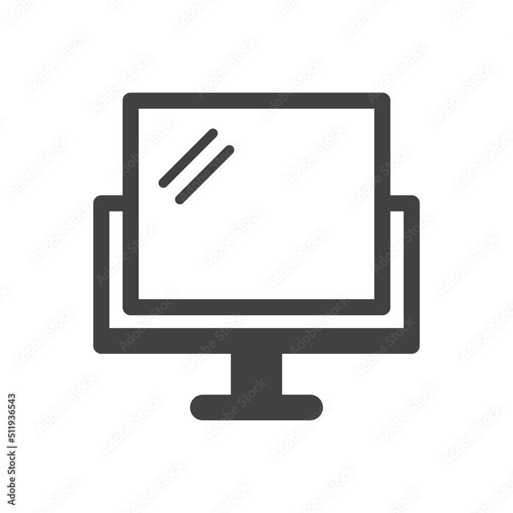 Mirror icon sign symbol vector Mirror icon sign symbol vector