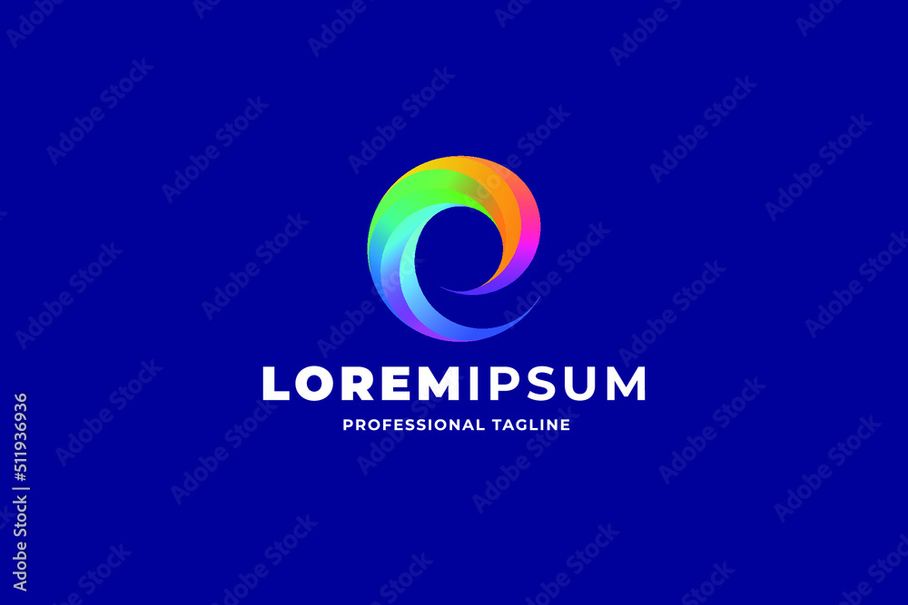Obraz premium ultra modern logo template