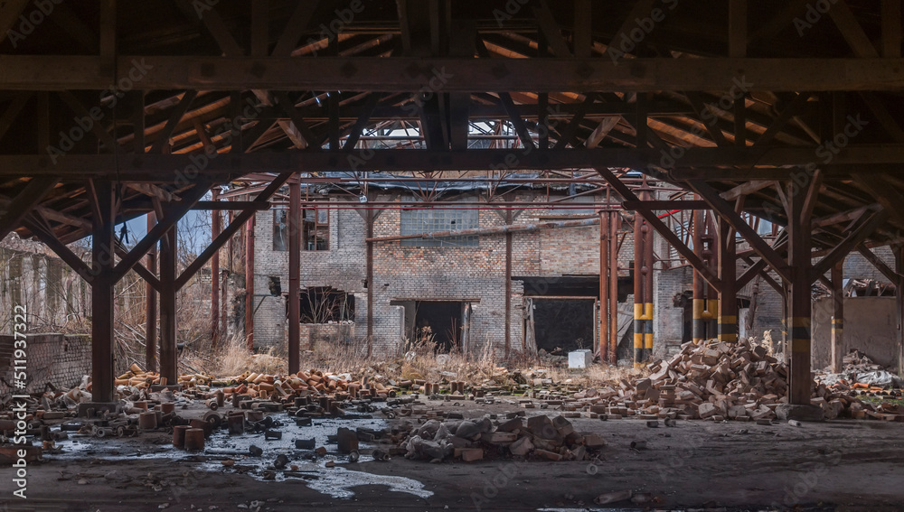 Abandoned old factory in the Czech Republic