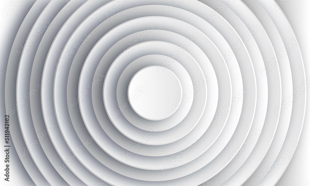 White geometric concept. 3d circles for business template. Modern and simple pattern.Clean and creative corporate radial background. Abstract texture with circles. surface rings render illustration. White geometric concept. 3d circles for business template. Modern and simple pattern.Clean and creative corporate radial background. Abstract texture with circles. surface rings render illustration.