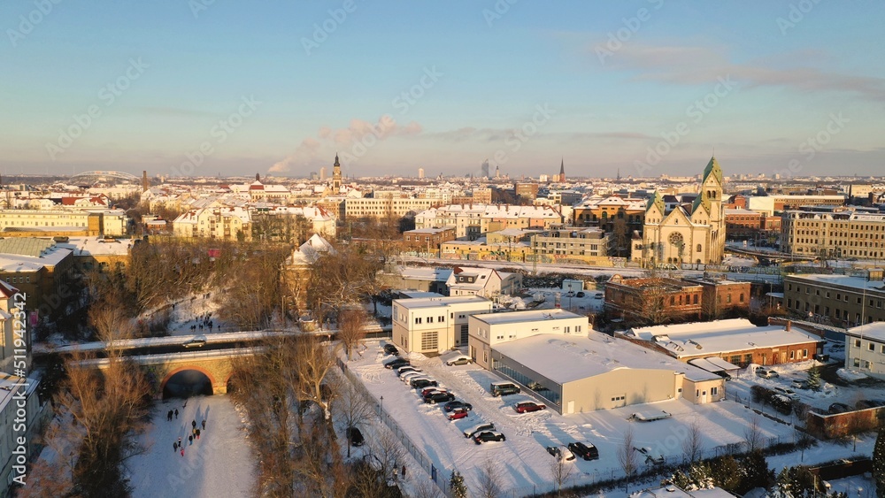 Leipzig im Winter