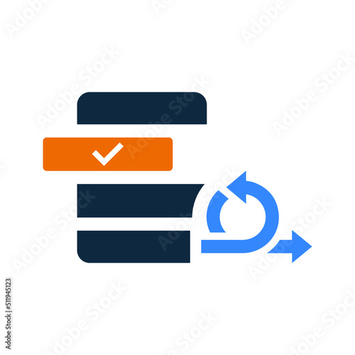 Agile, backlog icon. Simple editable vector graphics.