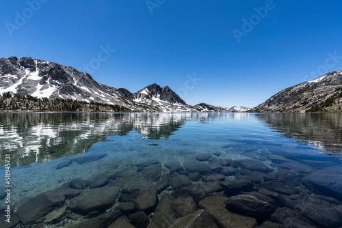 Duck Lake near Mammoth Lakes in the Sierra Nevada Mountains of California.