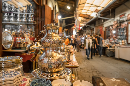 Coppersmith Bazaar of Gaziantep, Turkey.