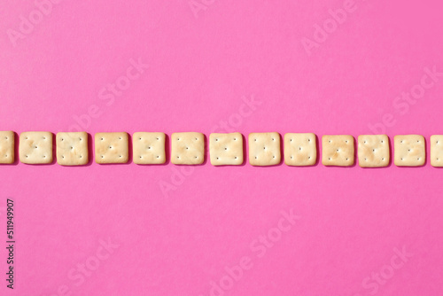 .Crispy biscuits.
