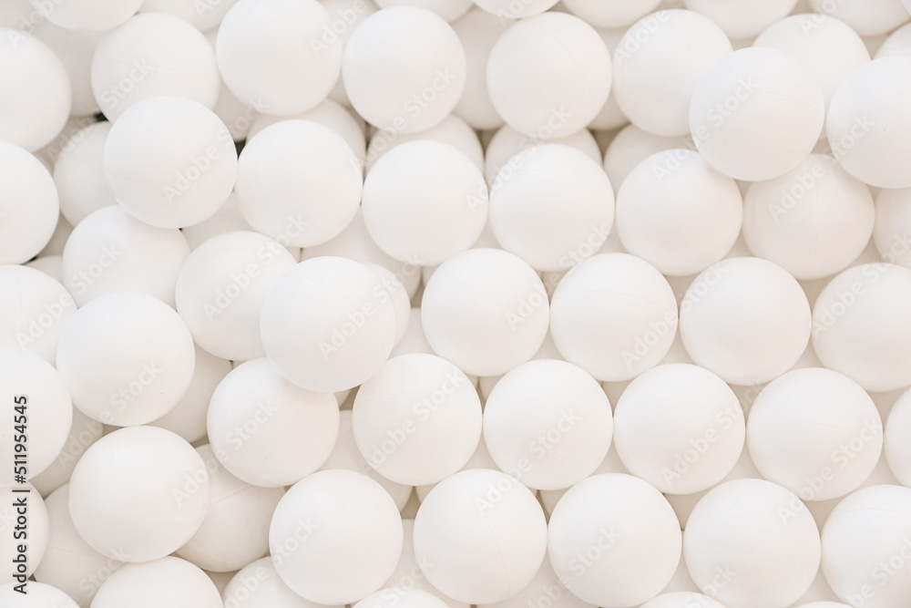 lots of white plastic balls for dry pool. lots of white plastic balls for dry pool.