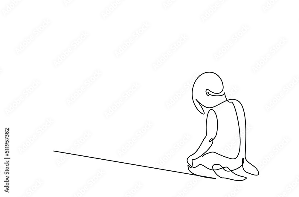 A little boy standing on her knees on the floor is very upset. A little boy standing on the ground praying.