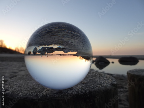 Strandspaziergang - Glaskugel Impressionen