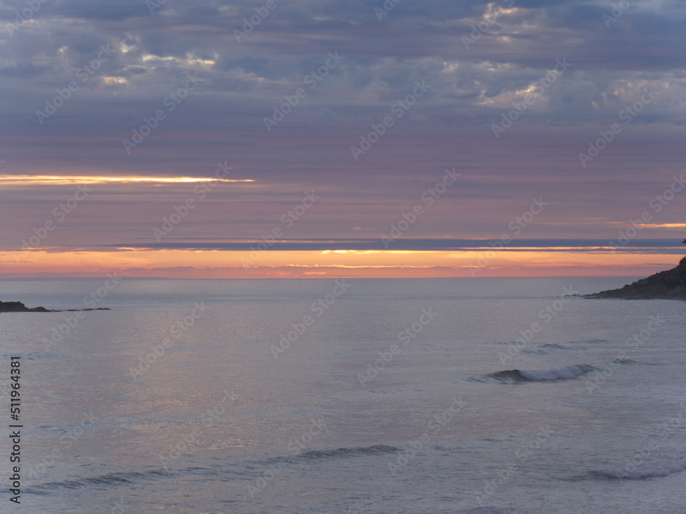 Obraz premium sunset over the sea