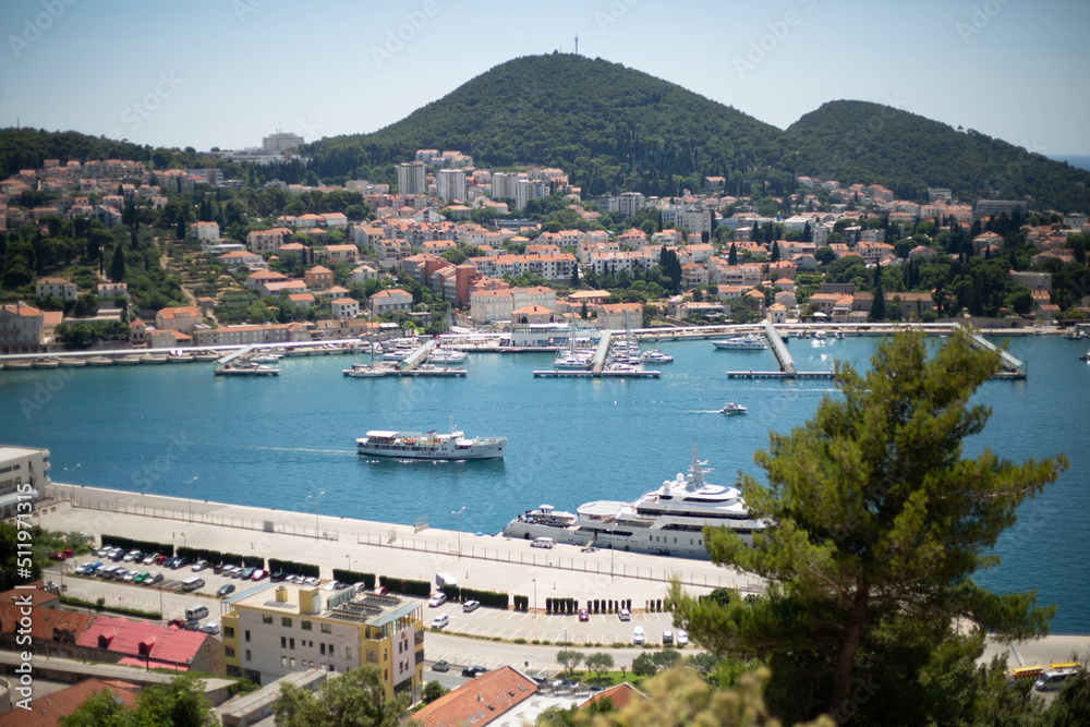 Fototapeta premium Trip to Neum and Dubrovnik, Croatia and Bosnia sea side is a must