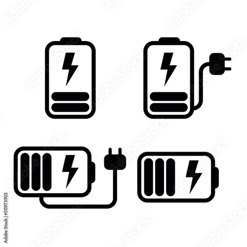 Charging battery icon