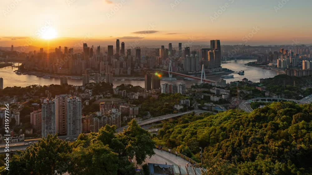 Chongqing timelapse day to night Chongqing timelapse day to night