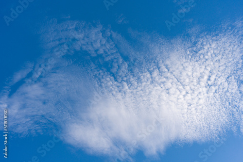 blue sky with clouds