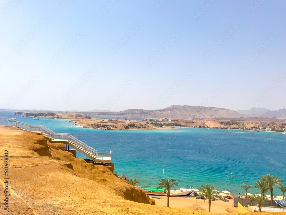 Obraz premium beautiful view of sunny egypt in sharm el sheikh