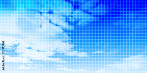 空　テクノロジー　雲　背景