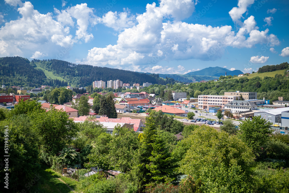 Panorama of Dolni Kubin, Slovakia