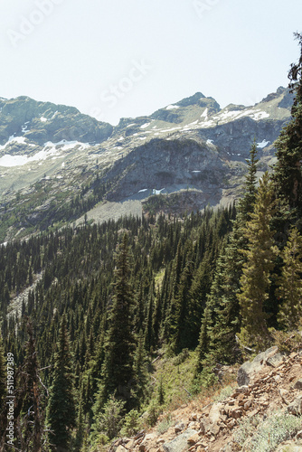 North Cascade Mountains during Summer
